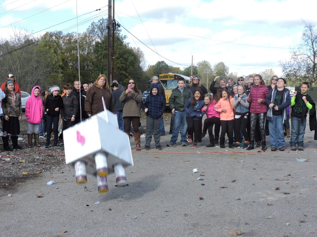 Science Splatters With Washington Lands Elementary School Pumpkin Drop